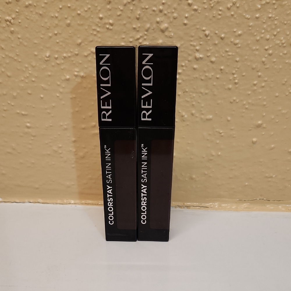Revlon ColorStay Satin Ink Lipstick Set (2) 022 BLACK CHERRY